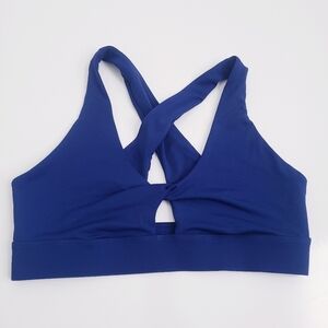 Fabletics Unlined Racerback Twist Sports Bra